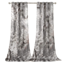 Fancy Tie Dye Linen Door Curtains